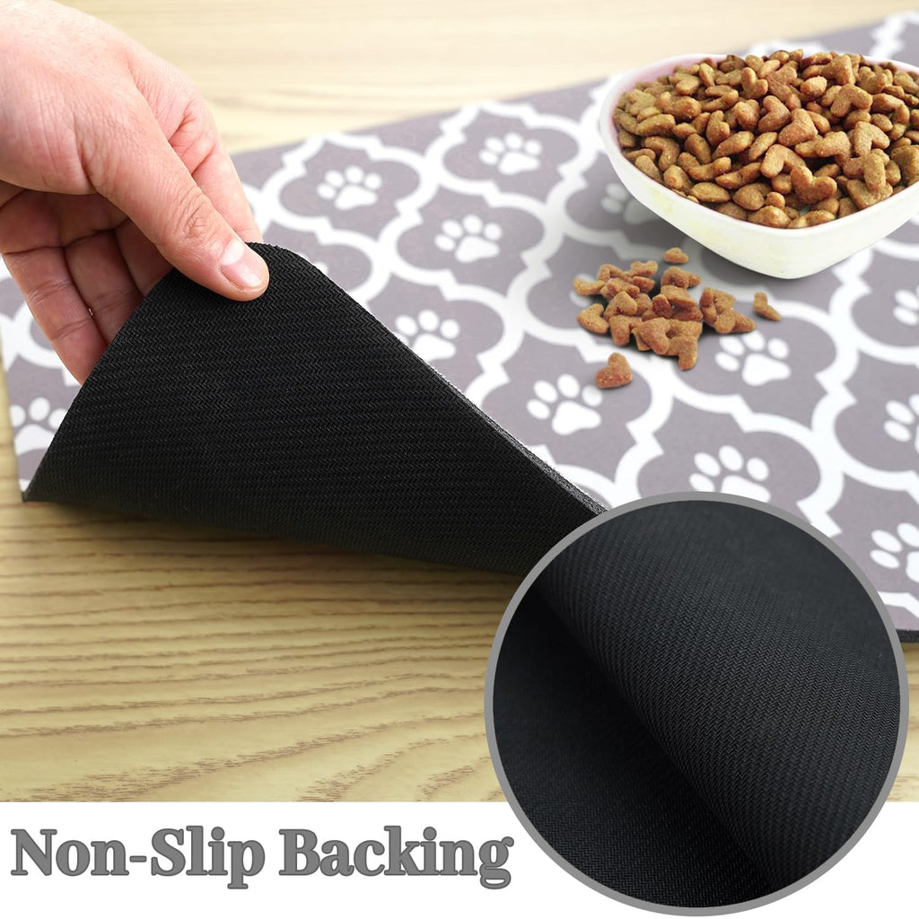 Xspatroias Dog Food Mat 17X30 Inch