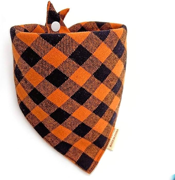 Dog Bandana(Midnight Lagoon Plaid L)
