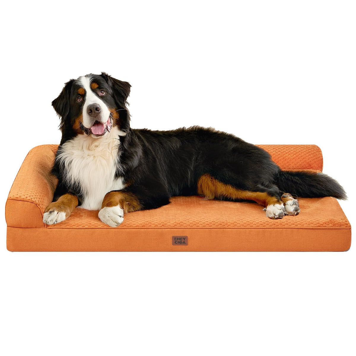 EHEYCIGA Orthopedic Dog Bed Medium Size, Memory Foam Dog Bed, Navy Blue