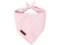 Lionet Paws Spring Daisy Dog Bandana Washable Cotton Handkerchief Scarf Triangle Pink Bandana for Small Medium Large Dogs Girl Boy