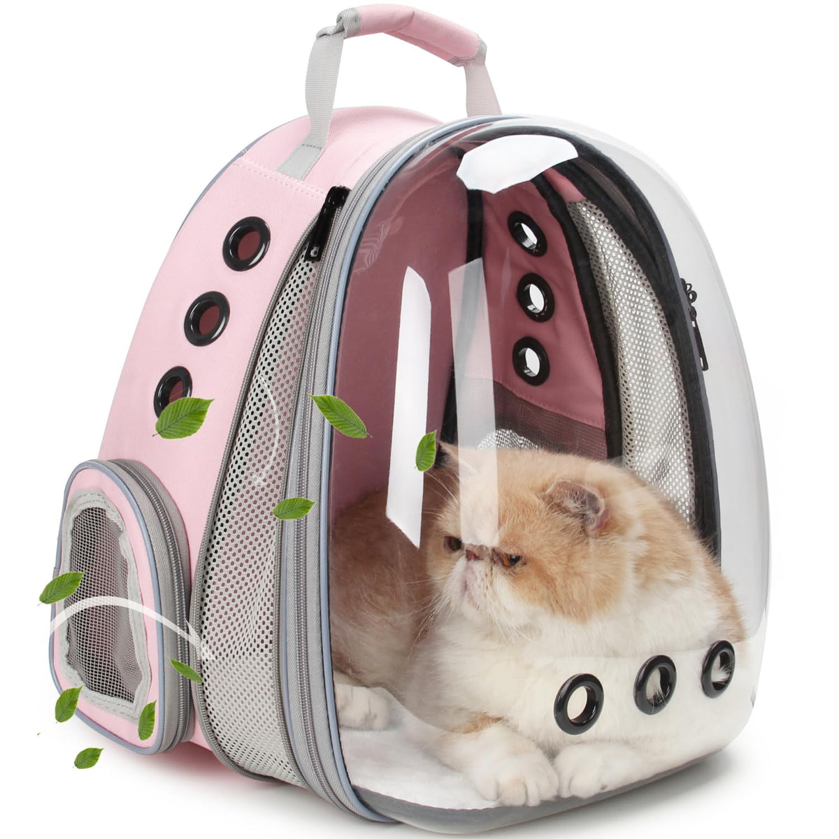Lollimeow Expandable Bubble Cat Carrier Backpack, Supports up to 16 lbs