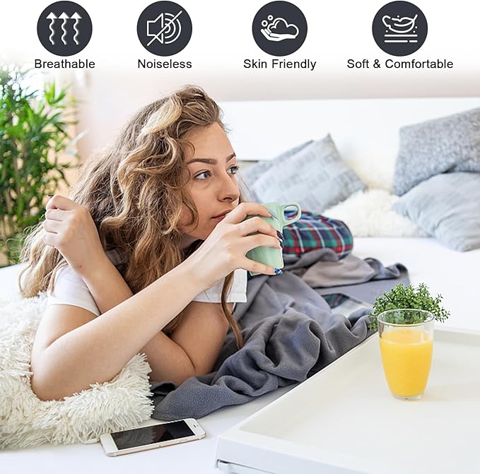 Waterproof Mattress Protector King, Fitted Sheet Style Breathable Mattress Cover with Deep Pocket Fits Up to 18'', Noiseless Bed Cover for Kids Adults Pets, Machine Washable (Stripes, 76'' X 80'')