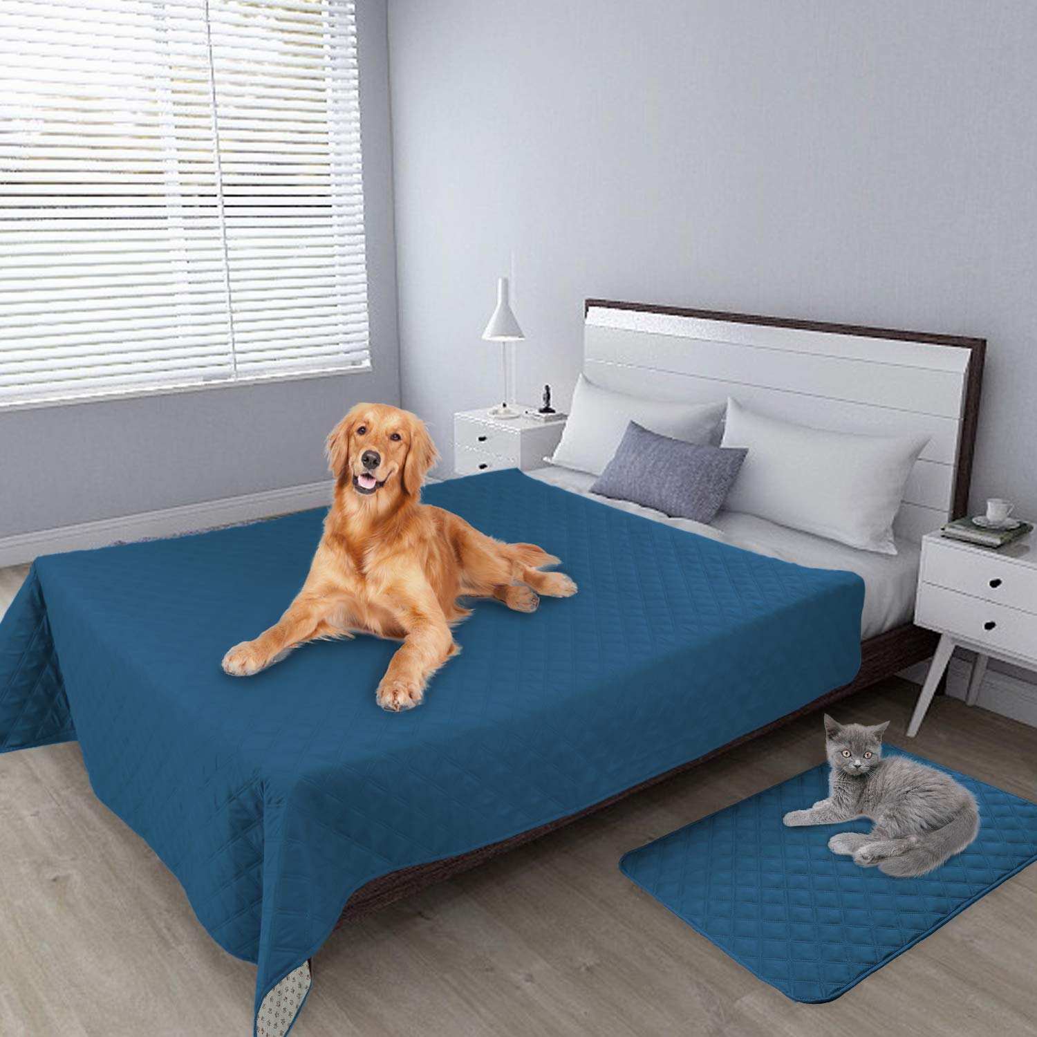 Easy-Going Waterproof Dog Bed Cover, Non-Slip Pet Blanket, 68x82in