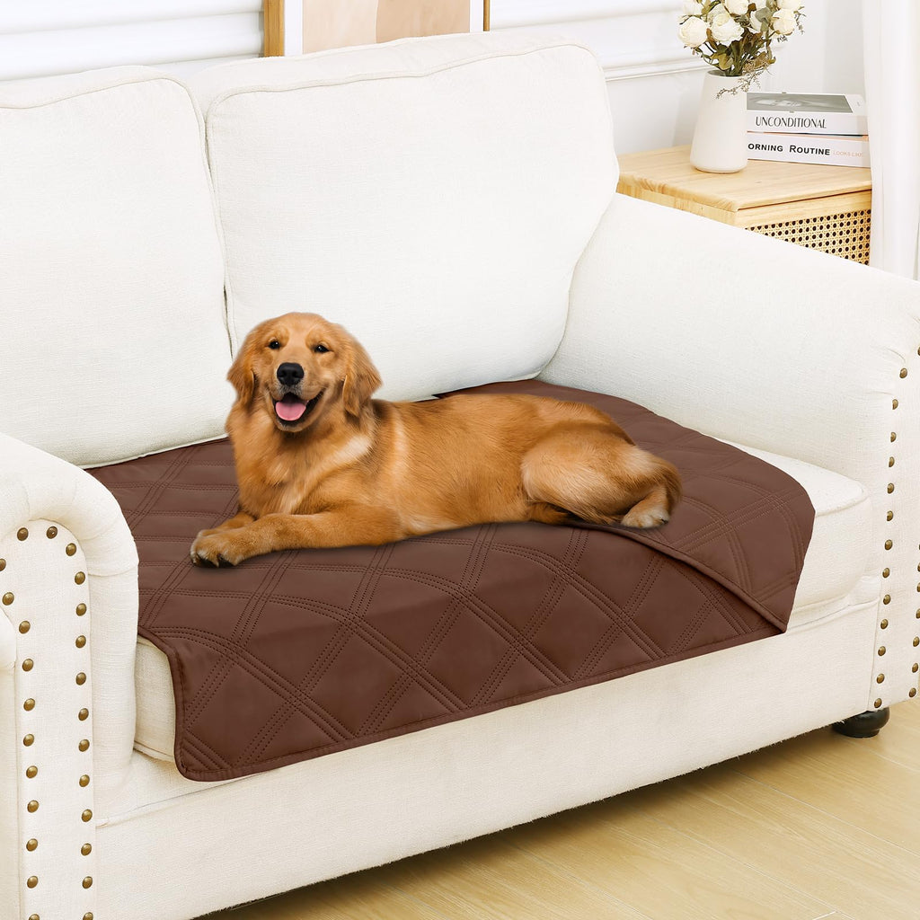 Smiry Waterproof Dog Bed Cover, Reversible Pet Blanket for Sofa Couch