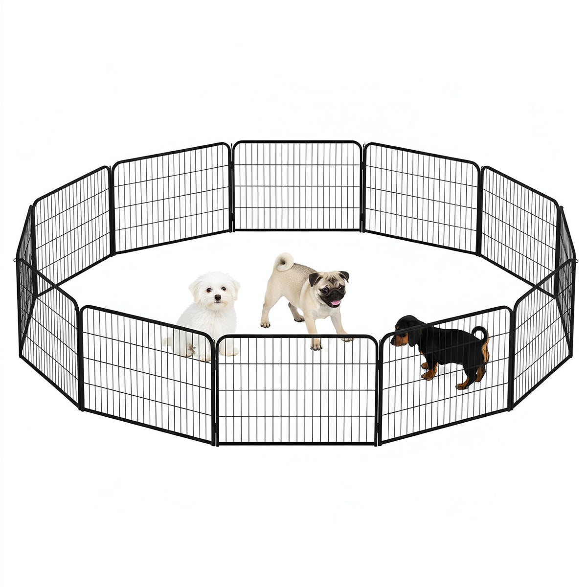 BestPet | Dog Playpen | 40", 12 Panels | Heavy Duty Metal Pet Exercise Pen