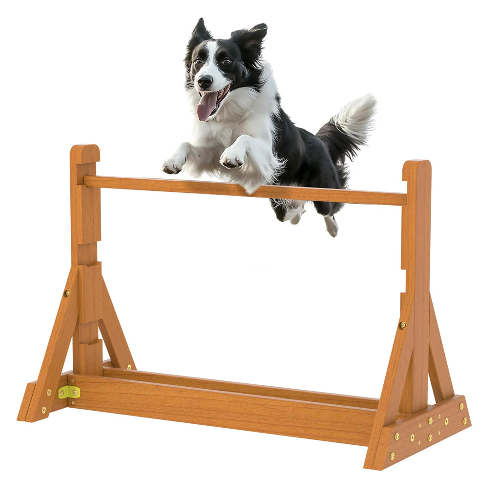 SuniBoxi Dog Agility Set, Wooden Dog Agility Jumps & Dog Hurdles,Dog Agility Equipment