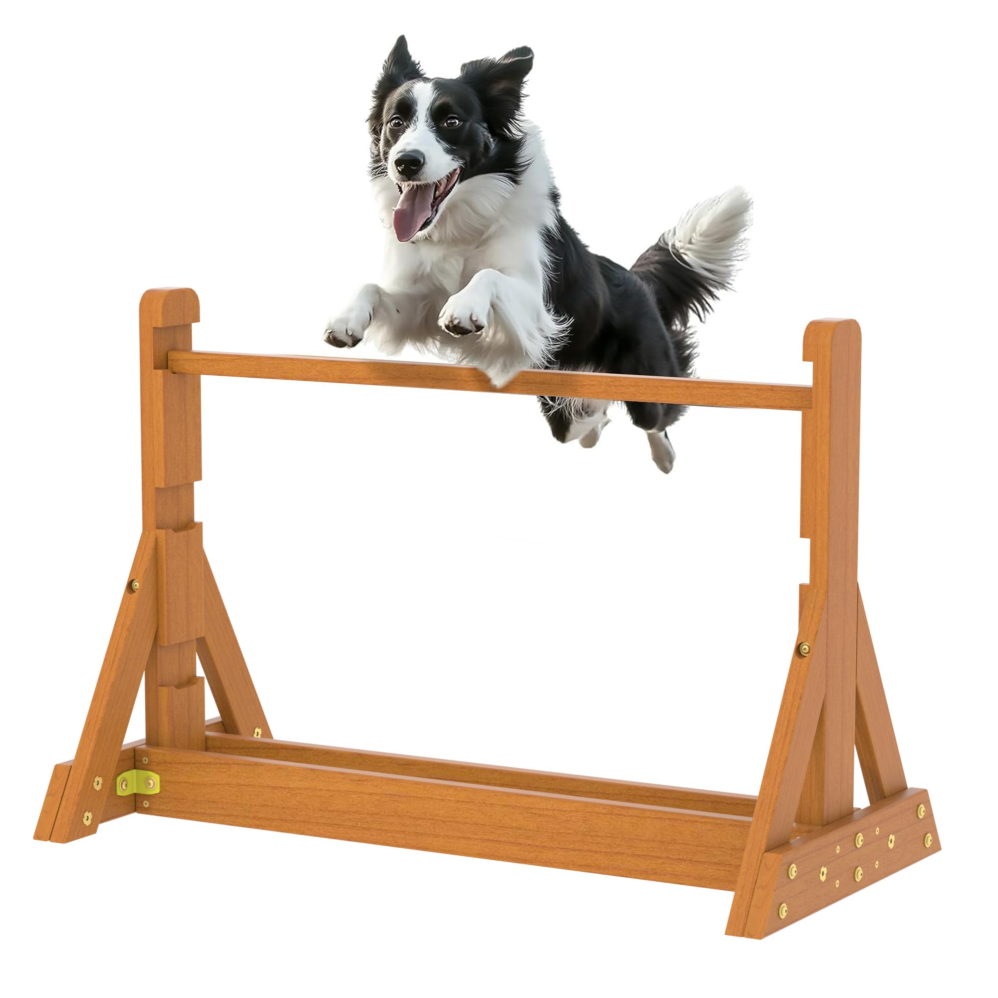 SuniBoxi Dog Agility Set, Wooden Dog Agility Jumps & Dog Hurdles,Dog Agility Equipment