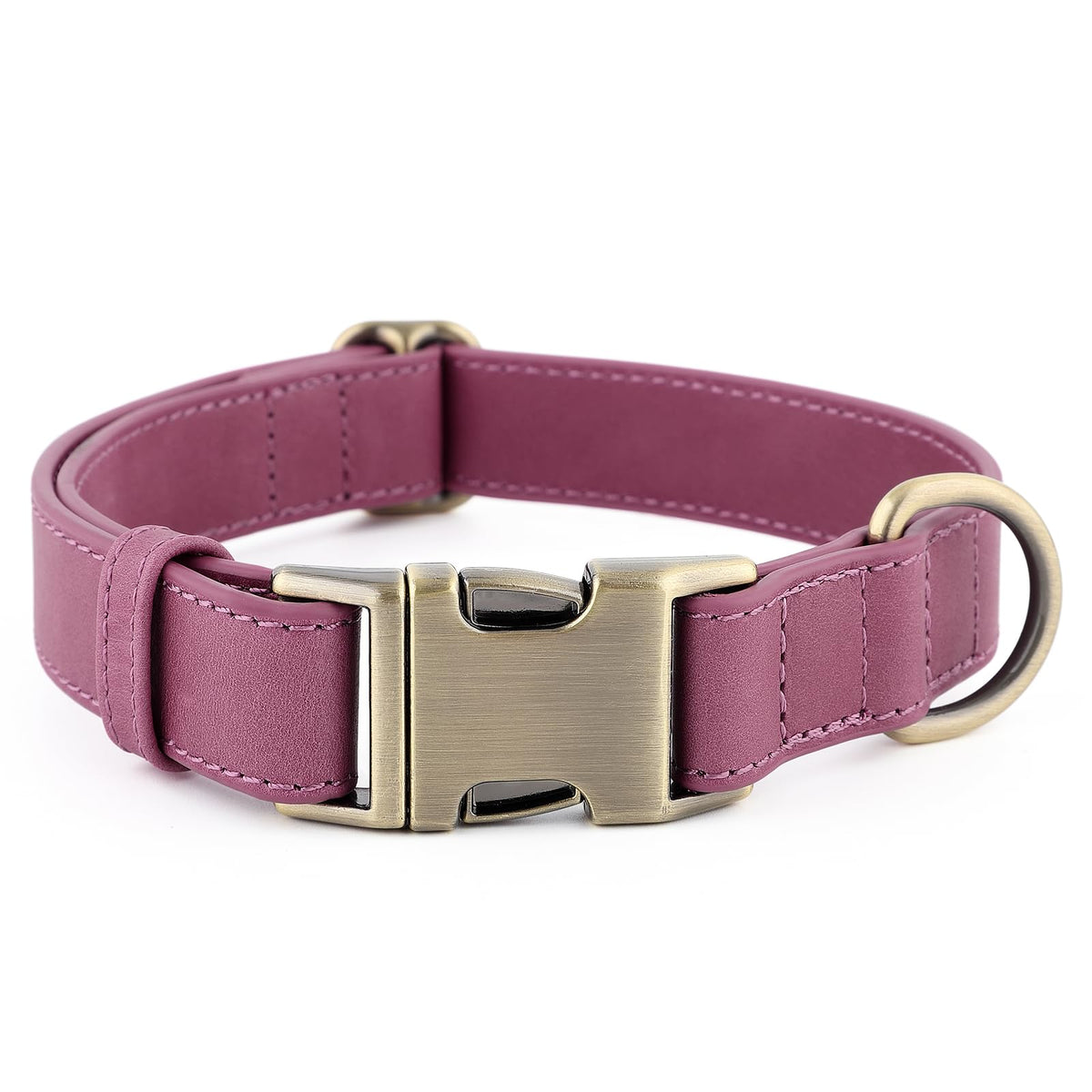 Plutus Pet Genuine Leather Dog Collar, Adjustable and Skin-Friendly