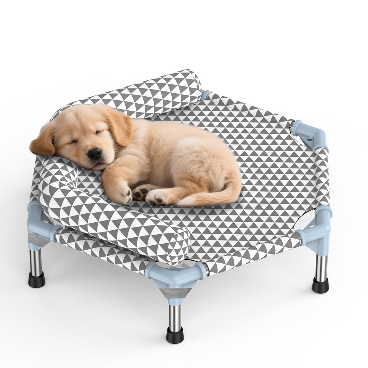 Orthopedic Dog Beds for Large Dogs,U-Shaped Bolster ，Up to 130 lbs