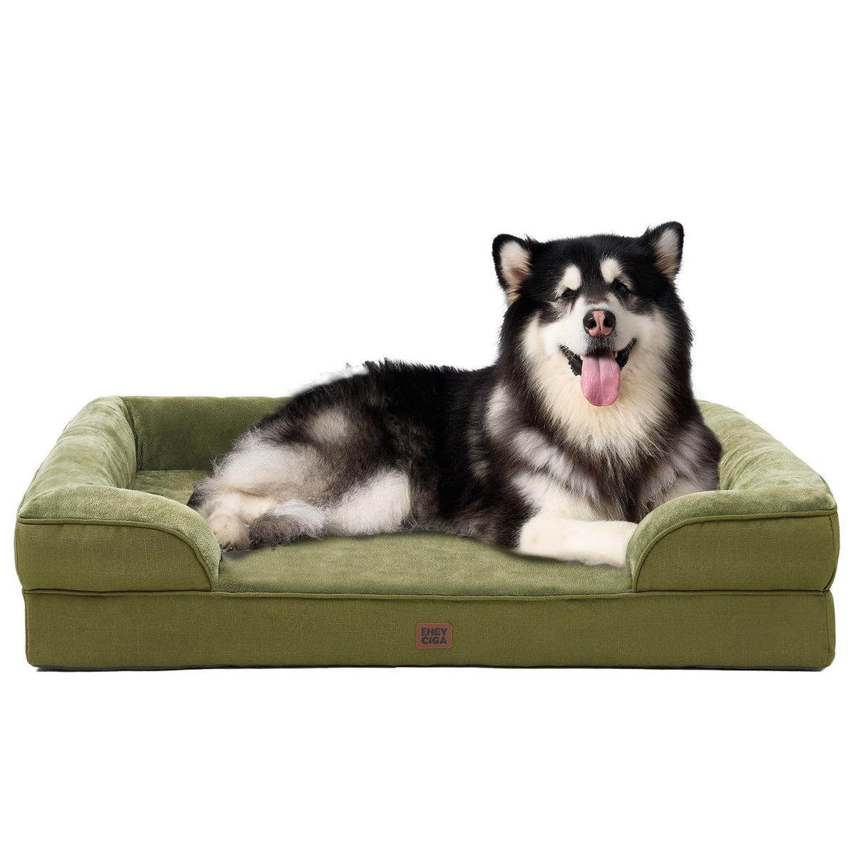 EHEYCIGA Orthopedic XXL Dog Bed, Waterproof Washable XL Big Pet Bed 52"