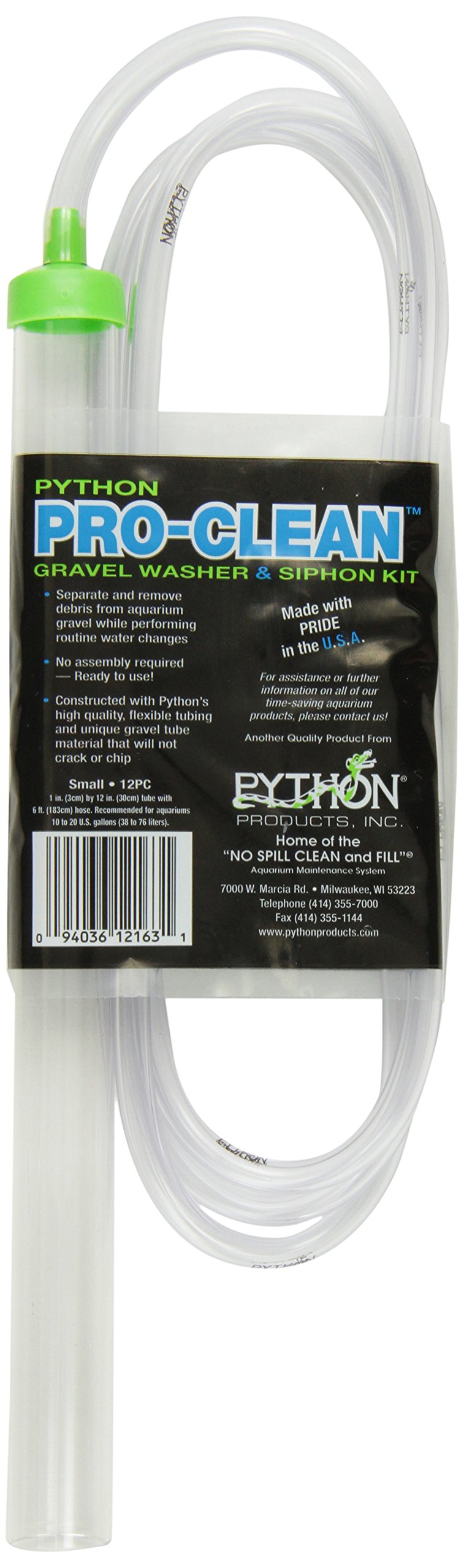 Python Pro-Clean Aquarium Gravel Washer & Siphon Kit, Small