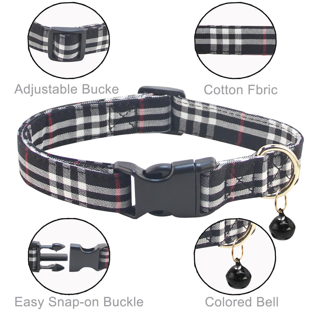 SuperBuddy Dog Collar and Leash,Breathable Adjustable Dog Collar-Safe Buckle-Collars for Small Medium Large Pet