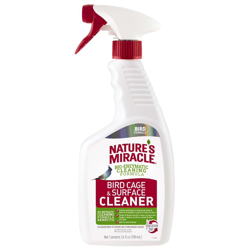 Nature's Miracle Bird Cage & Surface Cleaner, 24 oz