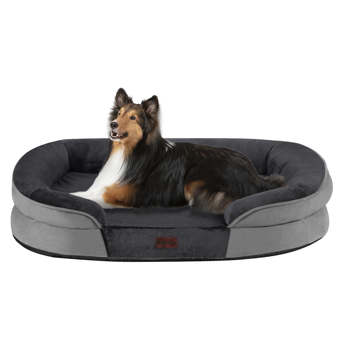 Dwanton Orthopedic Waterproof X-Large Dog Bed Sofa, Gel Memory Foam, 45"