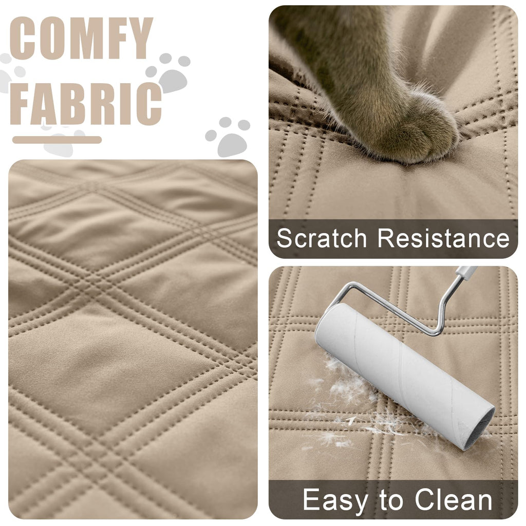 Smiry Waterproof Dog Bed Cover, Reversible Pet Blanket for Sofa Couch