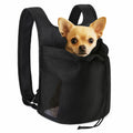 NALIYOUHU Dog Front Carrier Backpack,Ventilated Mesh Puppy Back Pack with Safety Belt,Adjustable Breathable Pet Carrier for Small Dogs Cats,Lightweight Doggy Backpack for Hiking Cycling Outdoor