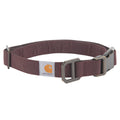 Carhartt Nylon Duck Dog Collar, Fully Adjustable Durable 2-Ply Cordura Nylon Canvas Collars for Dogs, Brite Lime, Large