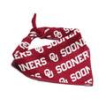 Oklahoma Sooners Officially Licensed Bandana for Dogs and Cats | Fits Pets Great Gift Idea | Easy-to-Tie (Small, 13")