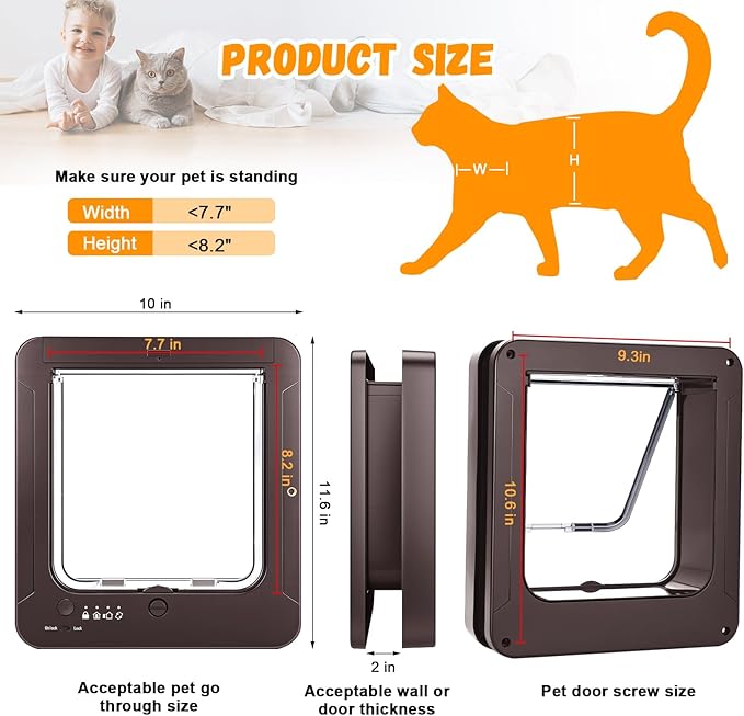 Smart Cat Door for Interior & Exterior17