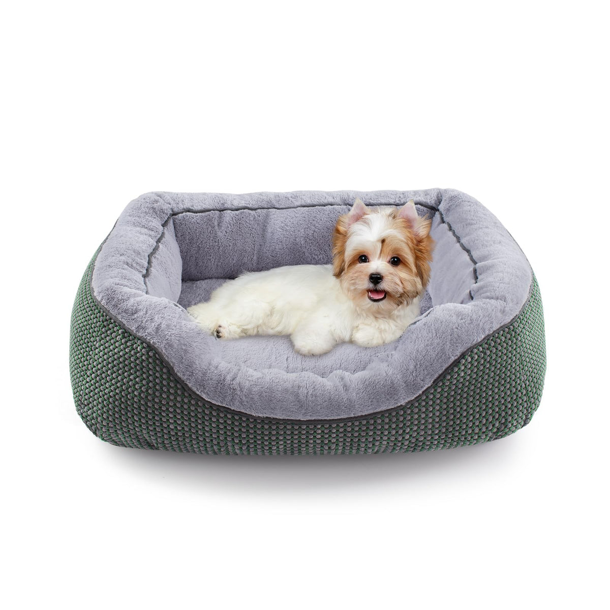 INVENHO Small Dog Bed for Small Dogs, Cat Beds for Indoor Cats Washable, Orthopedic Dog Bed, Warming Soft Calming Sleeping Puppy Bed Durable Pet Bed with Anti-Slip Bottom S(20"x19"x6")