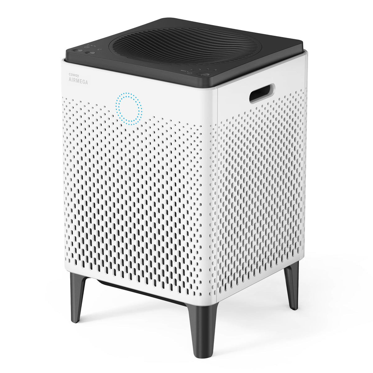 COWAY Air Purifiers for Large Room Whole Home Up to 4,253ft², 2 Sets of XL Washable Pre-Filters and HEPA Filters for Dual Purification, AQI, Turbo Mode, Timer, Wheels, 5yr Warranty, ProX(B)