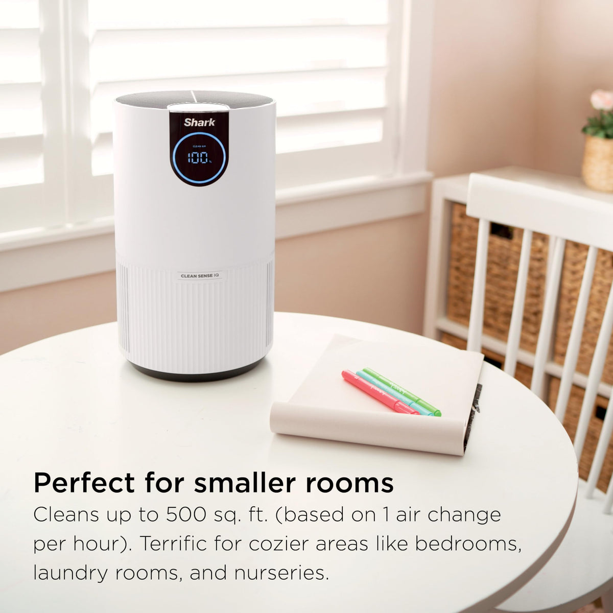 Shark Clean Sense Air Purifier, HP102, White