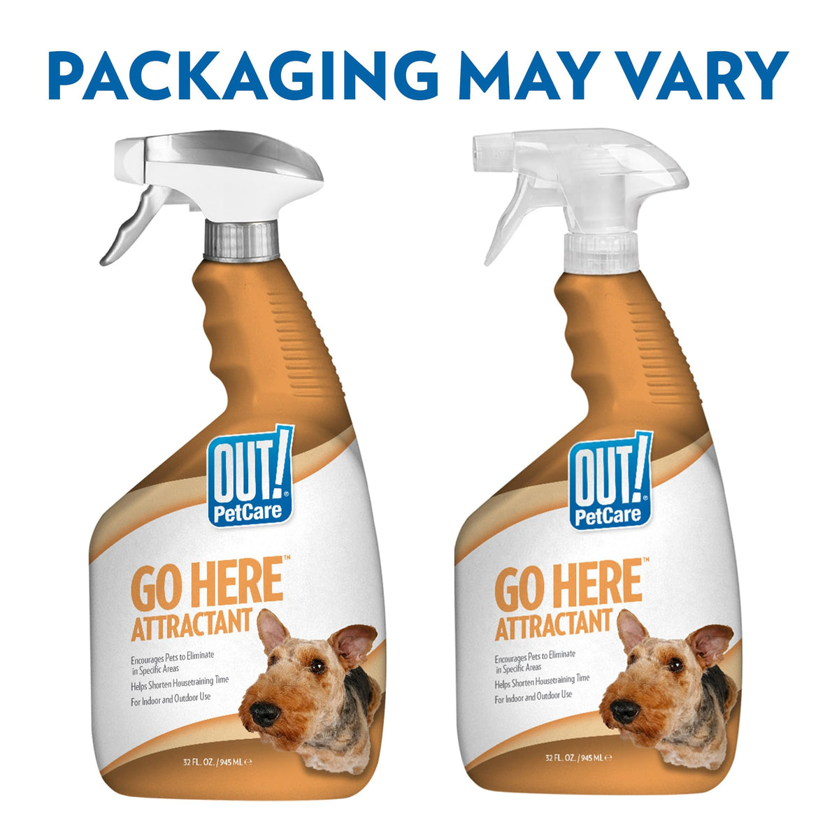OUT! PetCare Pee Here Attractant, Potty Training Spray for Dogs, 32oz