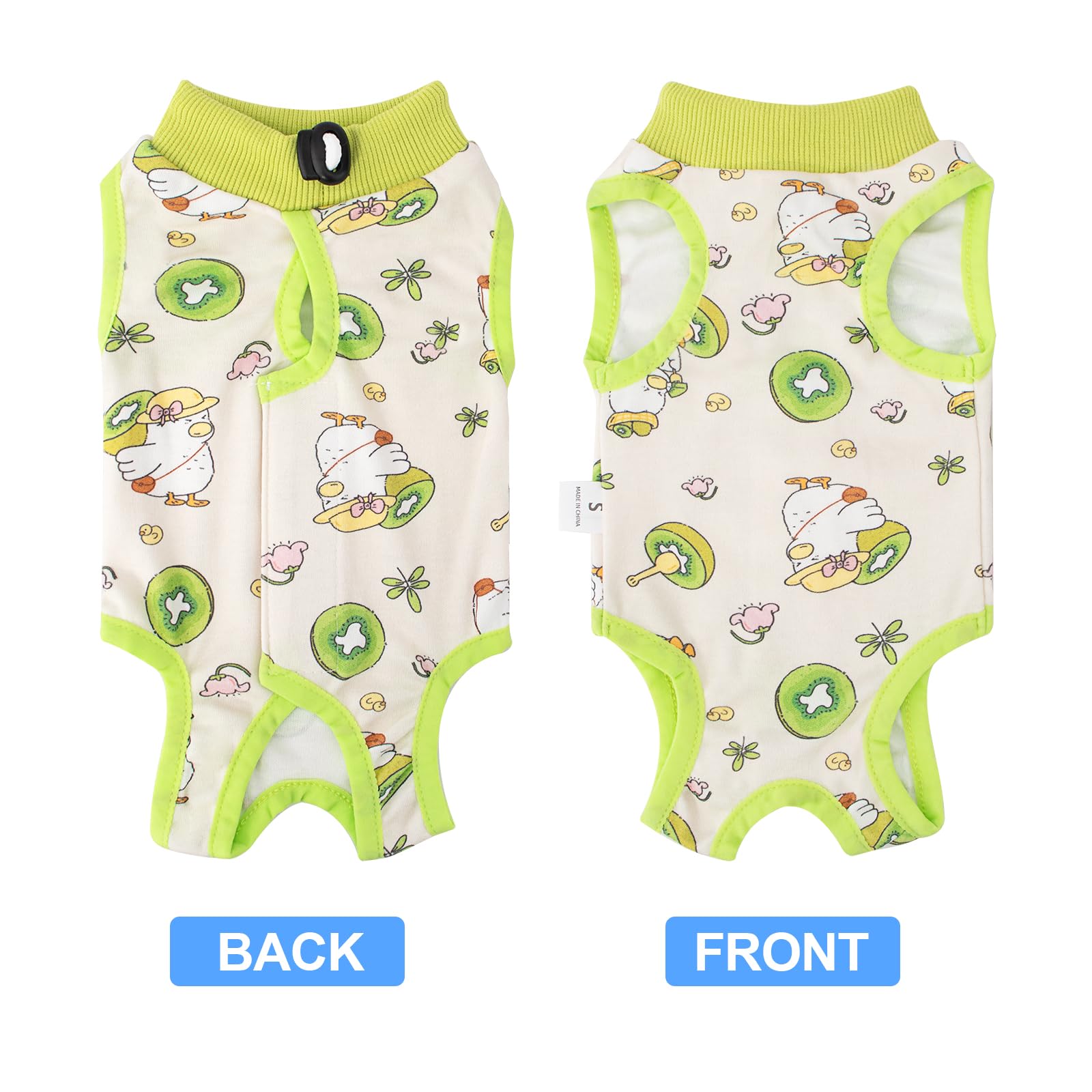 Cat Recovery Suit Female, Breathable Cat Onesie After Surgery Female for Abdominal Wounds or Skin Diseases, Surgery Recovery Suit Kitten Onesie After Spay Wear Anti Licking