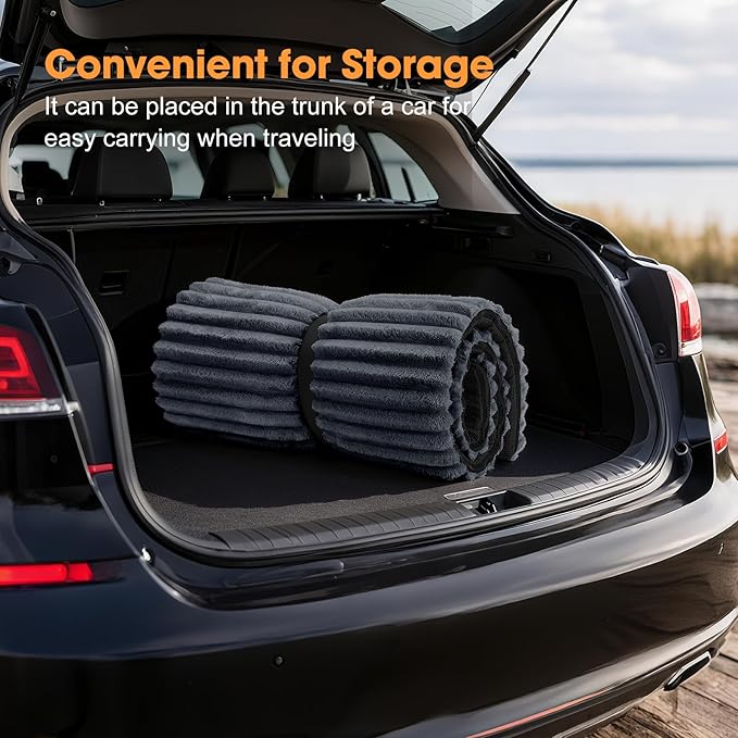 FURTIME Backseat Pet Bed Mat, Non-Slip Washable Dog Bed for Car Back Seat