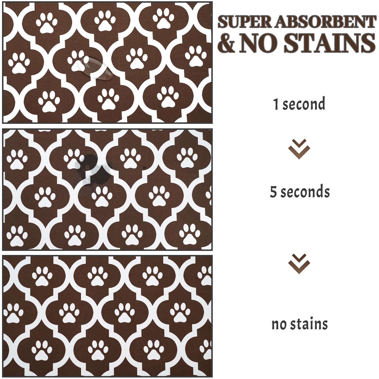 Xspatroias Dog Food Mat 17X30 Inch