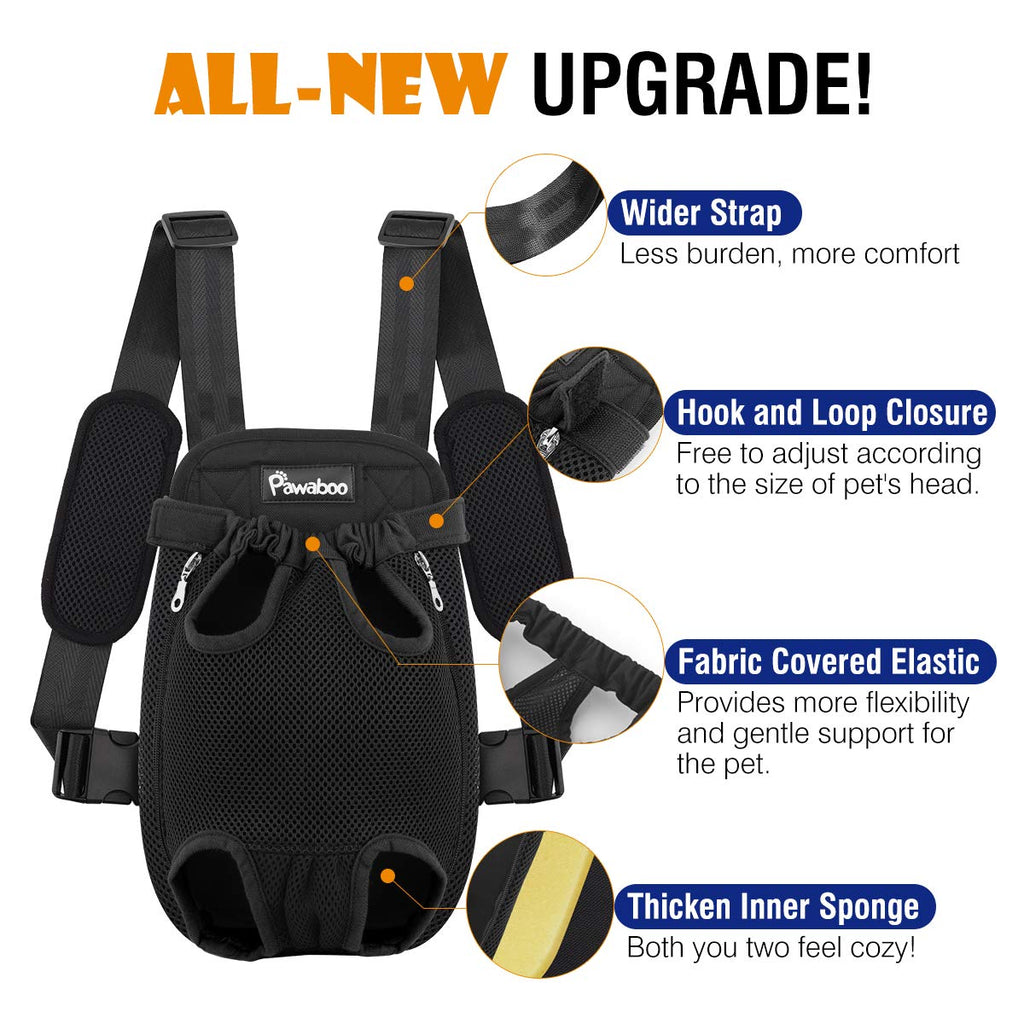 Pawaboo Pet Front Carrier Backpack for Small Medium Dogs