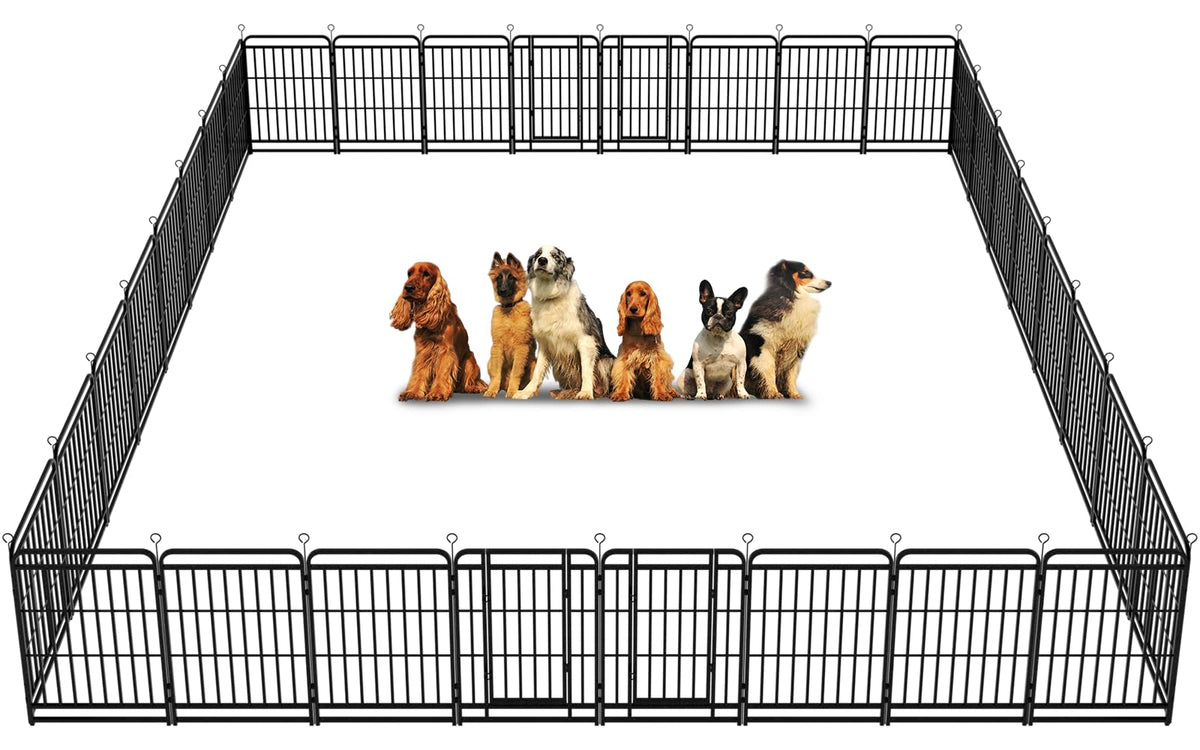 Kfvigoho Heavy Duty Dog Playpen 12 Steel Panels 47" Height