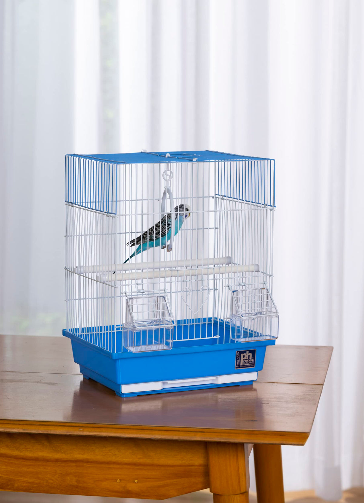 Prevue Pet Products Parakeet Square Roof Bird Cage with Handle