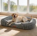 KISIMUY Orthopedic Dog Bed, Durable Calming Bolster Dog Couch Large Dogs
