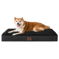 EHEYCIGA Orthopedic Dog Bed Large with Removable Washable Cover, 35IN Beige