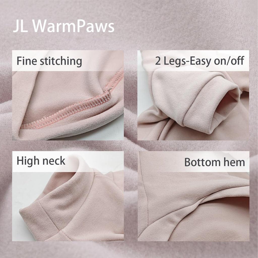 JL WarmPaws Sphynx Cat Clothes Fleece Cats&Small Dogs Pullover Sweater