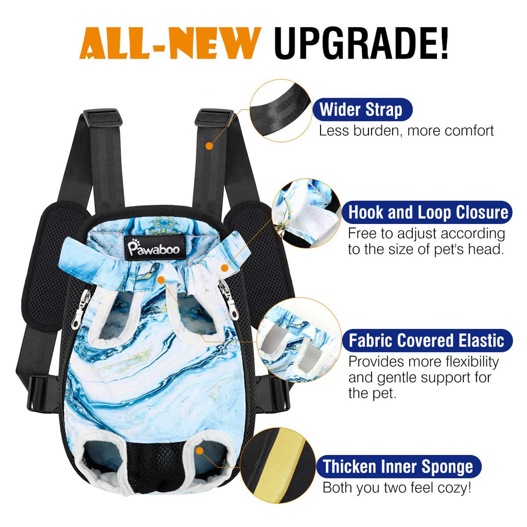 Pawaboo Pet Front Carrier Backpack for Small Medium Dogs