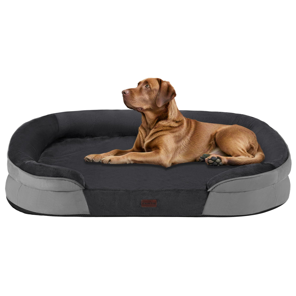 Dwanton Orthopedic Waterproof X-Large Dog Bed Sofa, Gel Memory Foam, 45"