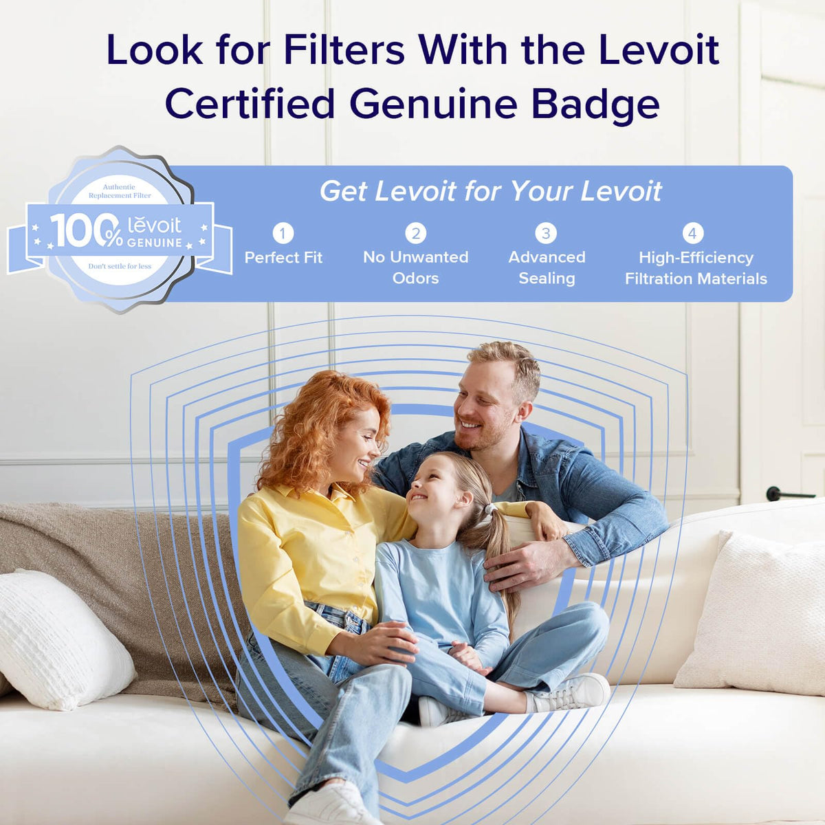 LEVOIT Air Purifiers for Home Pets Bedroom, Smart WiFi for Home Large Room