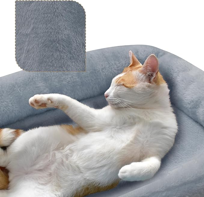 Athena Collection 36" Cat Tree Tower for Indoor Cats, Light Gray