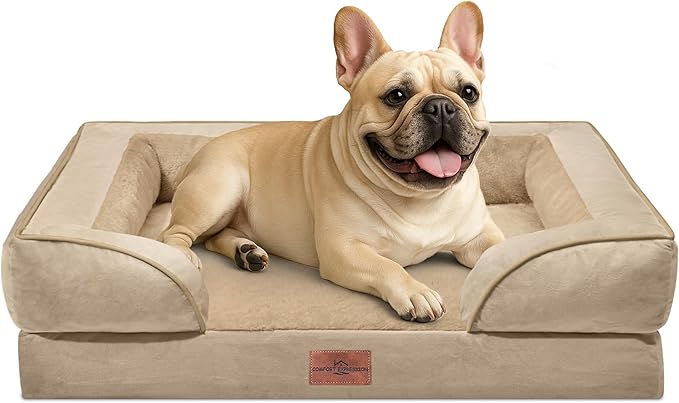 Comfort Expression Waterproof Orthopedic Dog Beds for Extra Large Dog — 30.0"L x 20.0"W x 7.0"Th