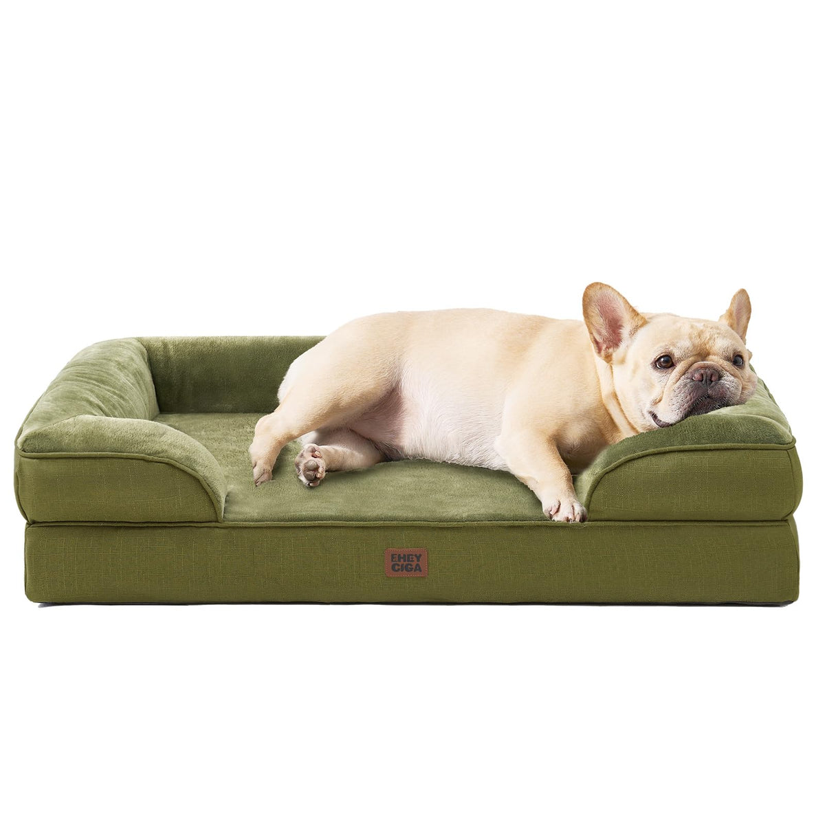 EHEYCIGA Orthopedic Dog Bed Medium Size Dog, Waterproof Washable Pet Beds