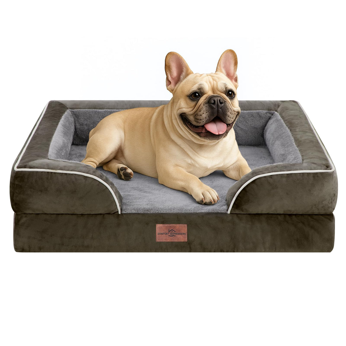 Comfort Expression Waterproof Orthopedic Dog Bed for Medium Size Dog