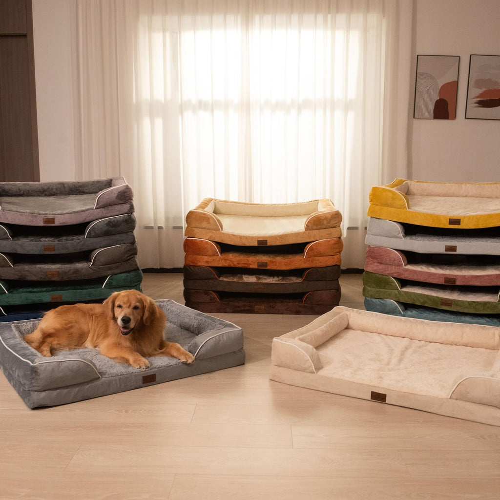 Comfort Expression Waterproof Orthopedic Dog Beds for Large Sized Dog