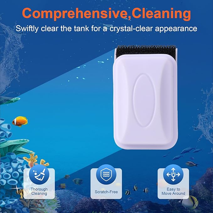 Fish Tank Cleaner Kit, Gravel Vacuum for Aquarium, Aquarium Vacuum Cleaner
