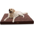 MIHIKK Waterproof Large Size Dog Crate Bed Orthopedic 41x27 Brown