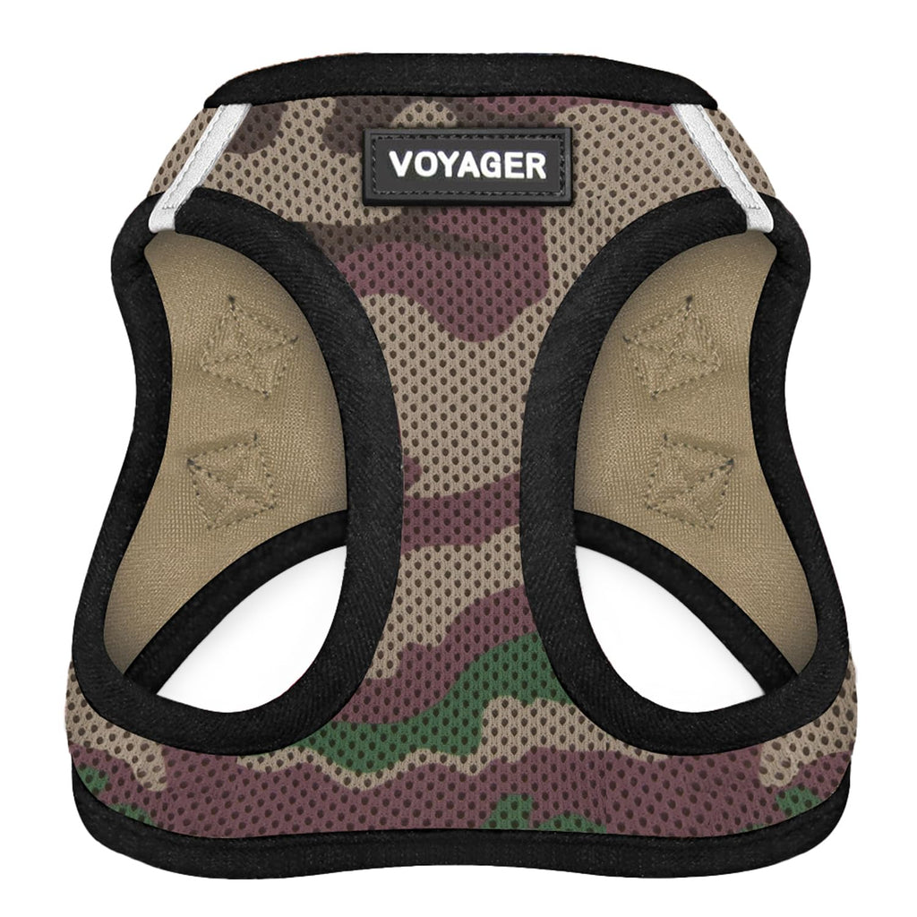 Voyager Step-in Air Dog Vest Harness - Army, Large