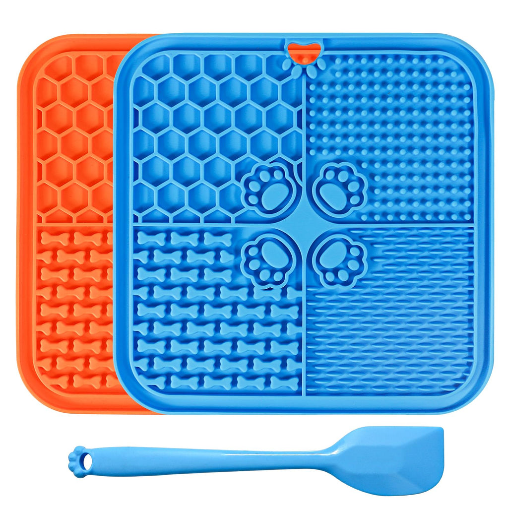Lick Mat for Dogs, Slow Feeder with Suction Cups for Dog Anxiety Relief