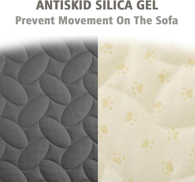 Ameritex Pet Bed Cover Dog Bed Blanket for Sofa and Furniture Waterproof New Pattern Design (40x50 Inch, Dark Grey)