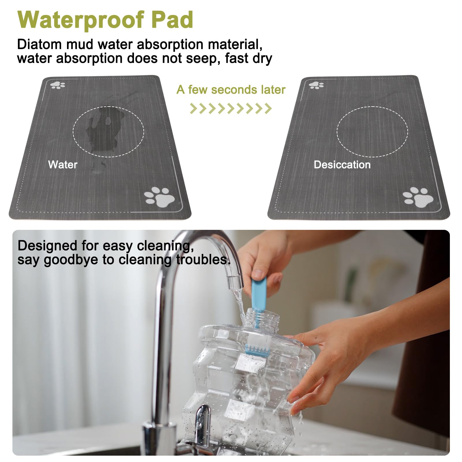 RIZZARI 8L Elevated Dog Water Dispenser: Senior Pets Filtered Hydration